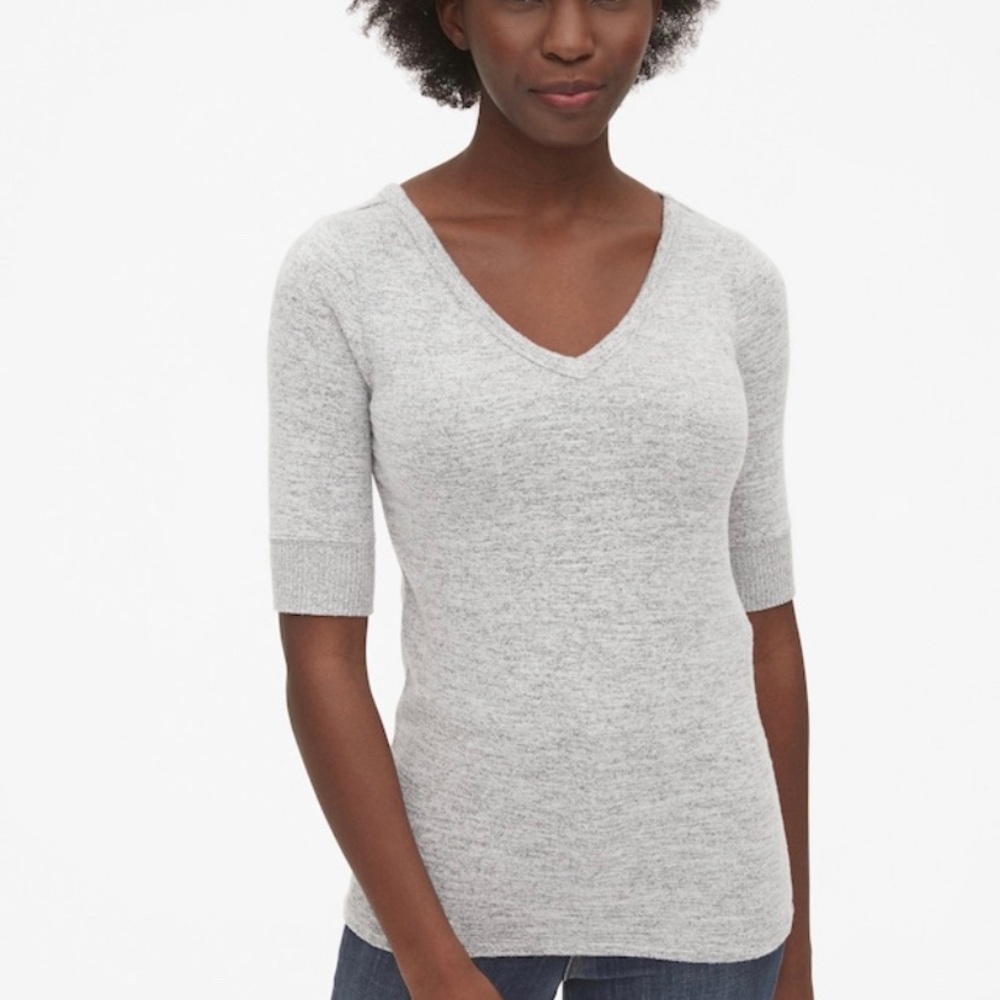 Gap Soft Spun 3/4 sleeve top